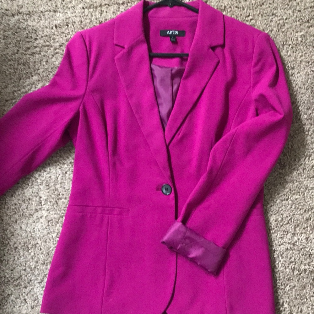 Fuscia blazer